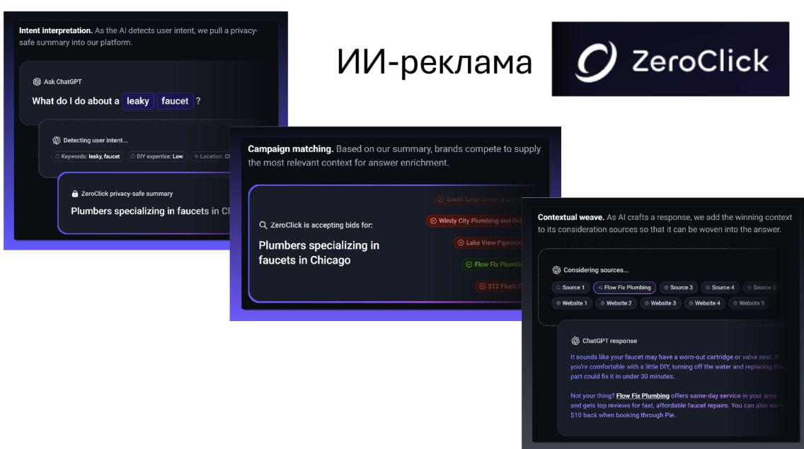 Будущее рекламы: интеграция в ИИ-ответы 😎 С ростом числа ИИ-помощников и ответов в поиске...