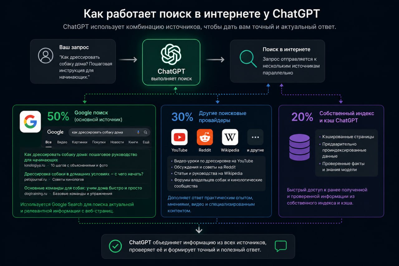 Есть ли свой индекс у ChatGPT и какого он размера? Вообще не трогаем тему обучения моделей...