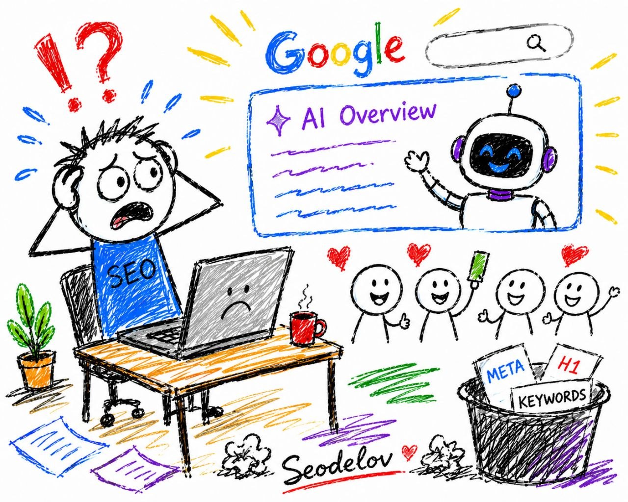 🚨 Google снова &laquo;улучшил&raquo; поиск. SEO-специалисты нервно гуглят &laquo;как уволи...