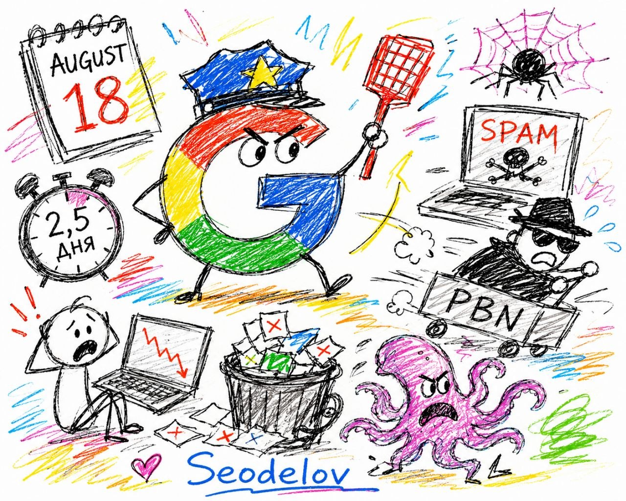 🚨 Google выпустил August 2026 Spam Update &mdash; и уже ЗАВЕРШИЛ раскатку! Насколько я пом...